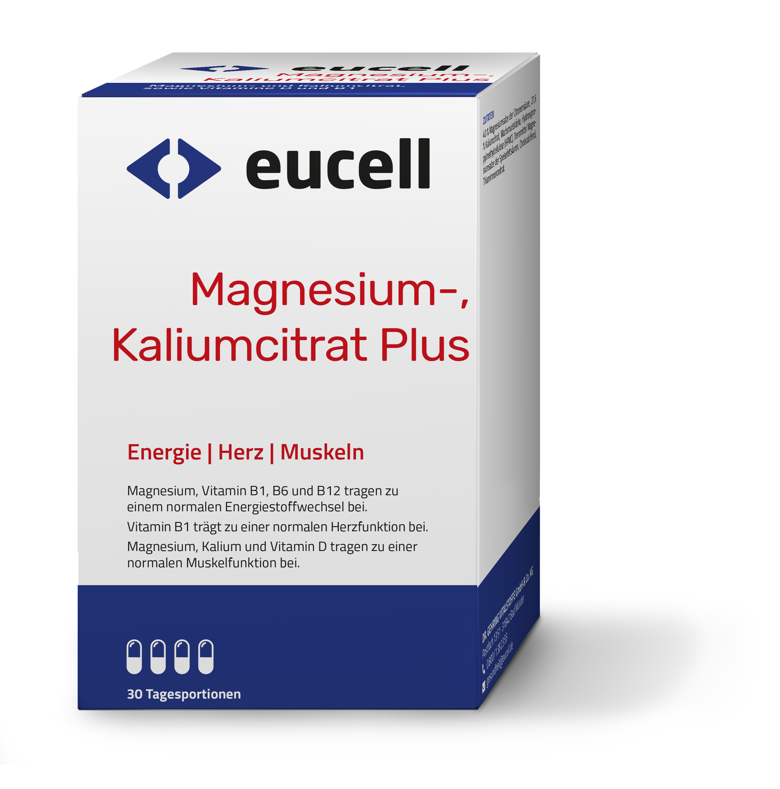 Eucell Magnesium-, Kaliumcitrat Plus