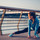 Frau | Joggerin | streching